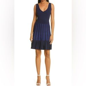 Ted Baker Julote Knit Dress, navy/Blue, Fits Size 10 (Ted Baker Size 4)